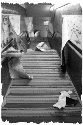 Descente de l'acc�s de ligne 13